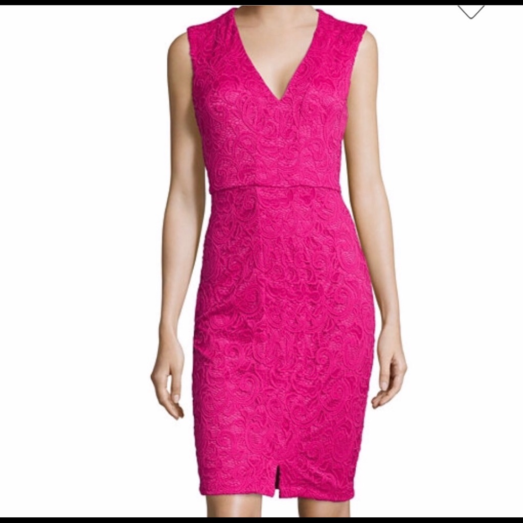 Brand New Beautiful Fuchsia Bisou Bisou Dress 12